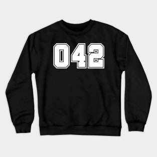 numbered design 042 Crewneck Sweatshirt